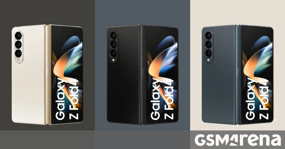 The beige Galaxy Z Fold4 actually looks nice as seen in leaked renders - GSMArena.com news