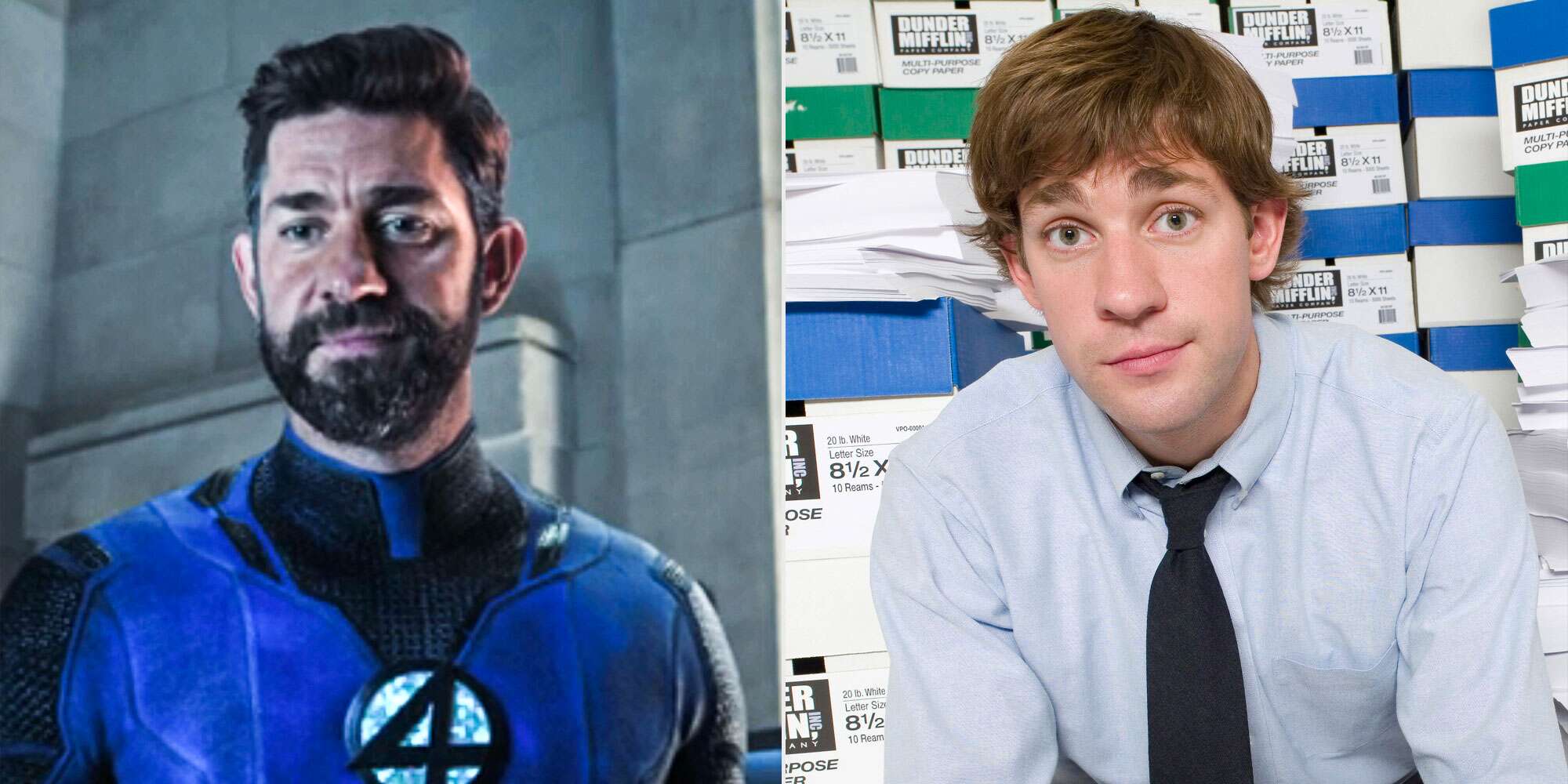 John Krasinski jokes he took Marvel hero role to make up for playing a 'supervillain' on The Office