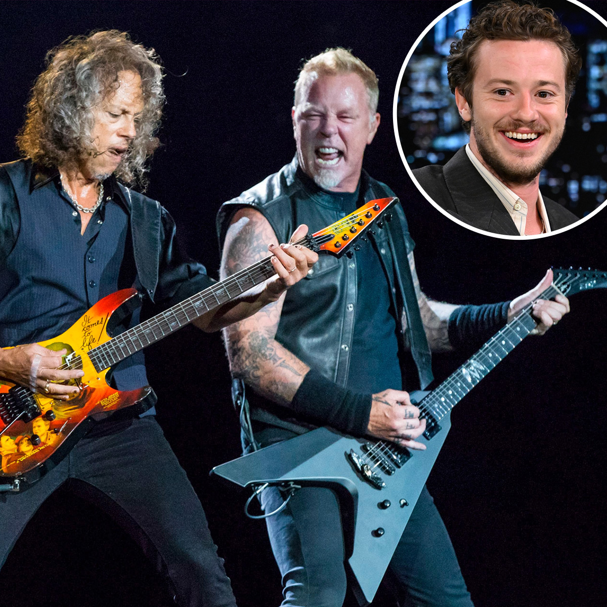 See Stranger Things’ Joseph Quinn Meet Metallica—and Jam Out to "Master of Puppets" With the Band