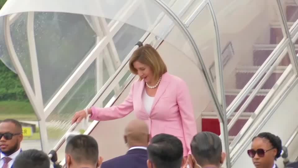 Pelosi arrives in Malaysia ahead of expected trip to Taiwan