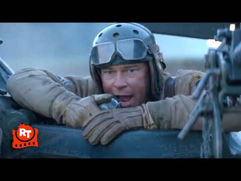 Fury (2014) - Tiger Tank Battle Scene | Movieclips