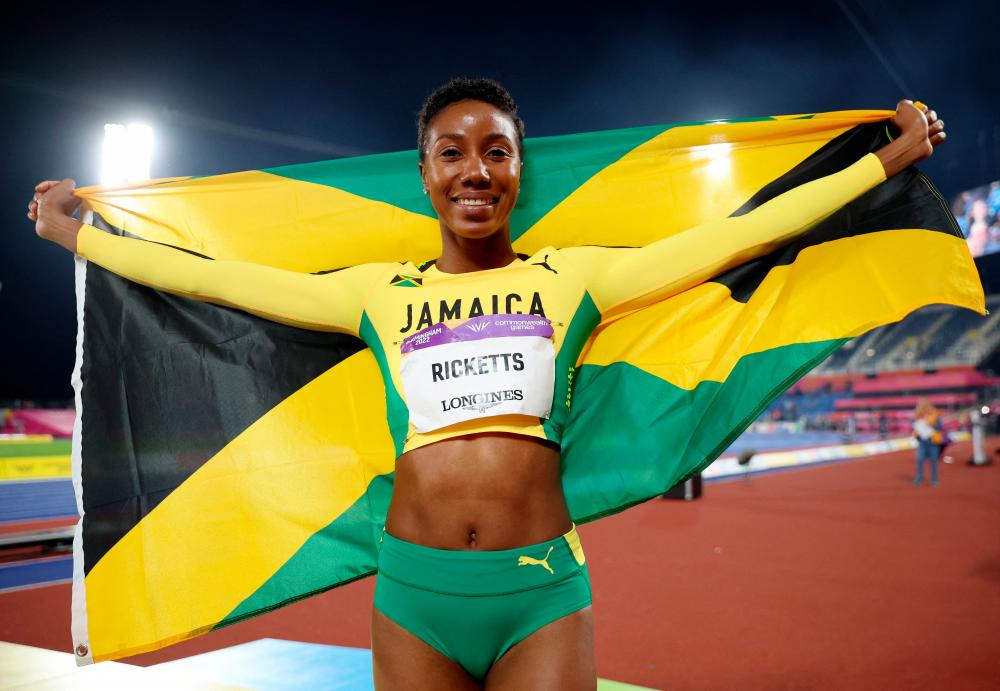 Jamaica’s Ricketts wins women’s triple jump with new Commonwealth Games record