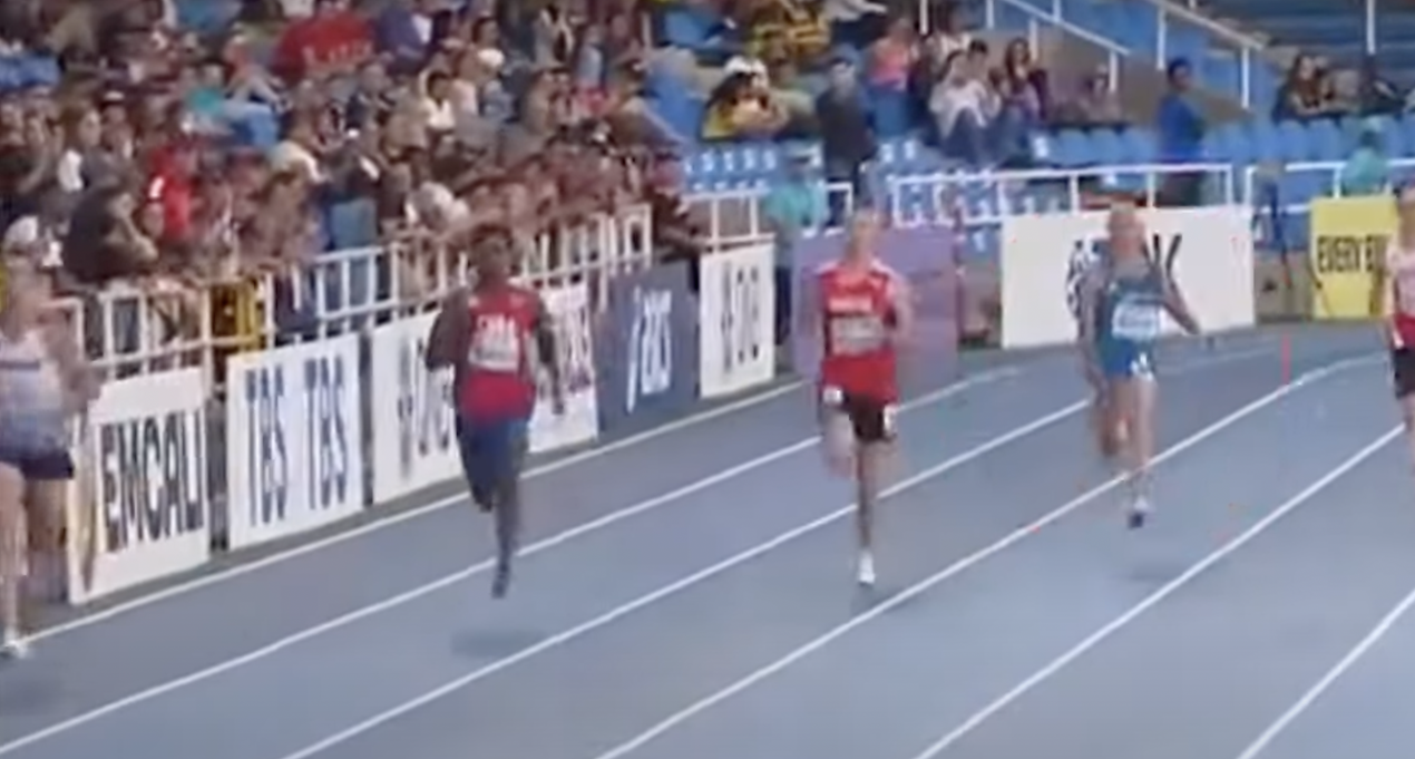 Italian Decathlete Suffers Wardrobe Malfunction That Prevents Him From Winning Race