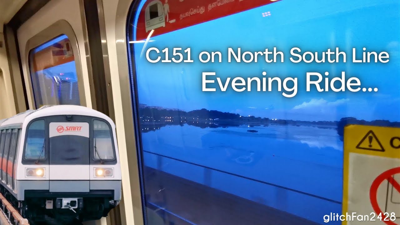 Evening Ride on First Generation MRT Train on the North South Line | KHI