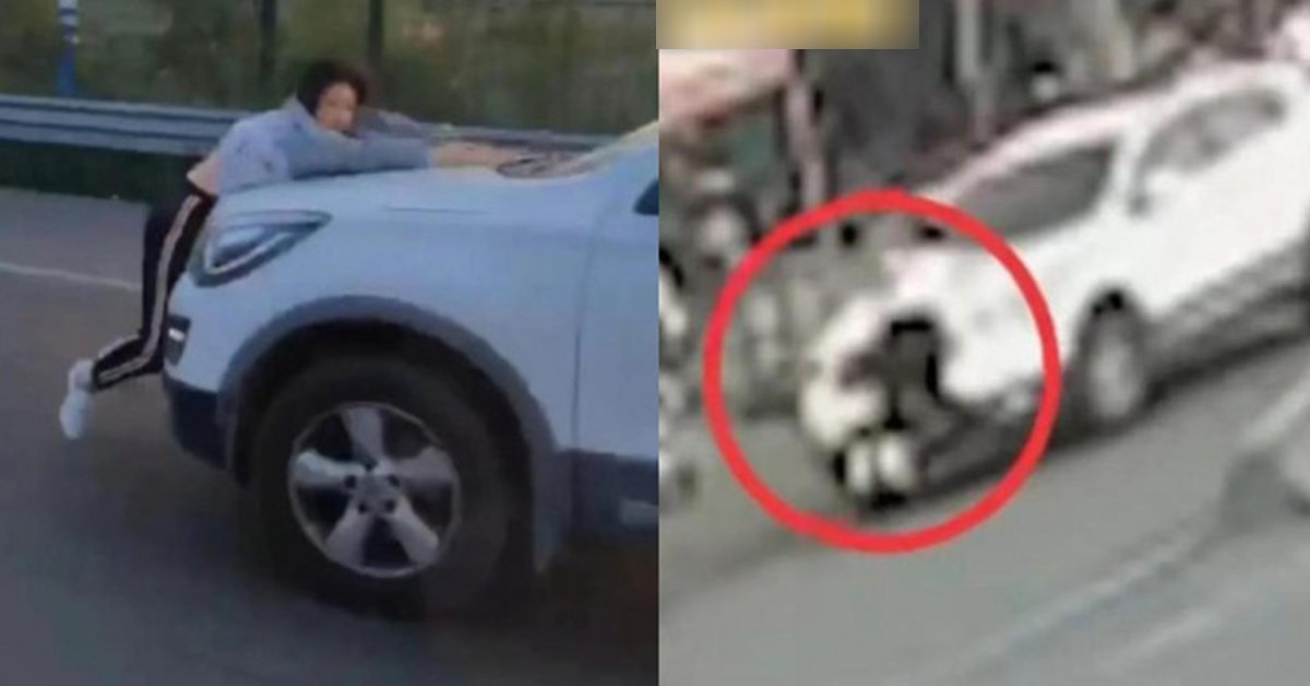 司机涉藏私烟踩油逃逸 缉私女队长趴车力阻 拖行5公里亡
