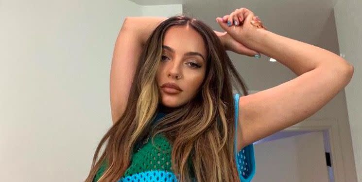 Jade Thirlwall Shows Off Major Underboob In Semi Nude Post Nestia 8948