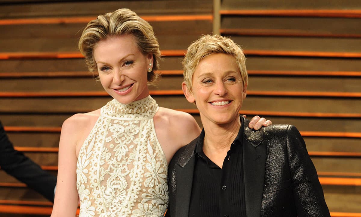 Ellen DeGeneres twins with bride Portia De Rossi at intimate wedding – inside