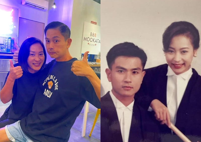 Throwback to 1994: Chew Chor Meng meets up with former co-star and ex-TVB actress Kitty Lai