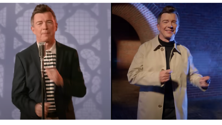 Rick Astley recreates Never Gonna Give You Up video 35 years later | Nestia