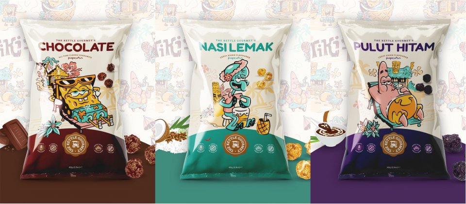 The Kettle Gourmet launches SpongeBob SquarePants popcorn