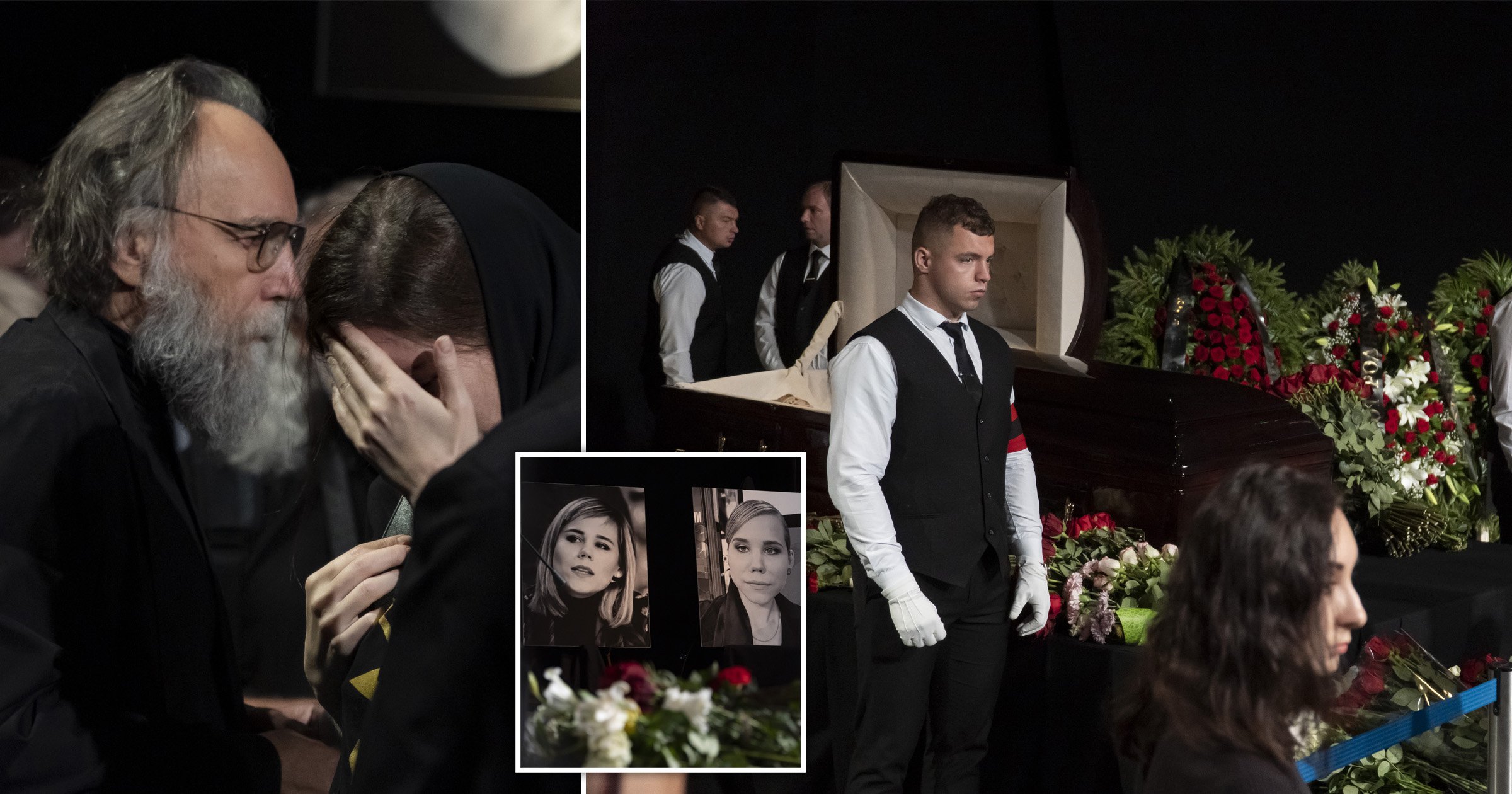 ‘Putin’s Rasputin’ tells mourners his daughter ‘died for Russia’ after car bomb