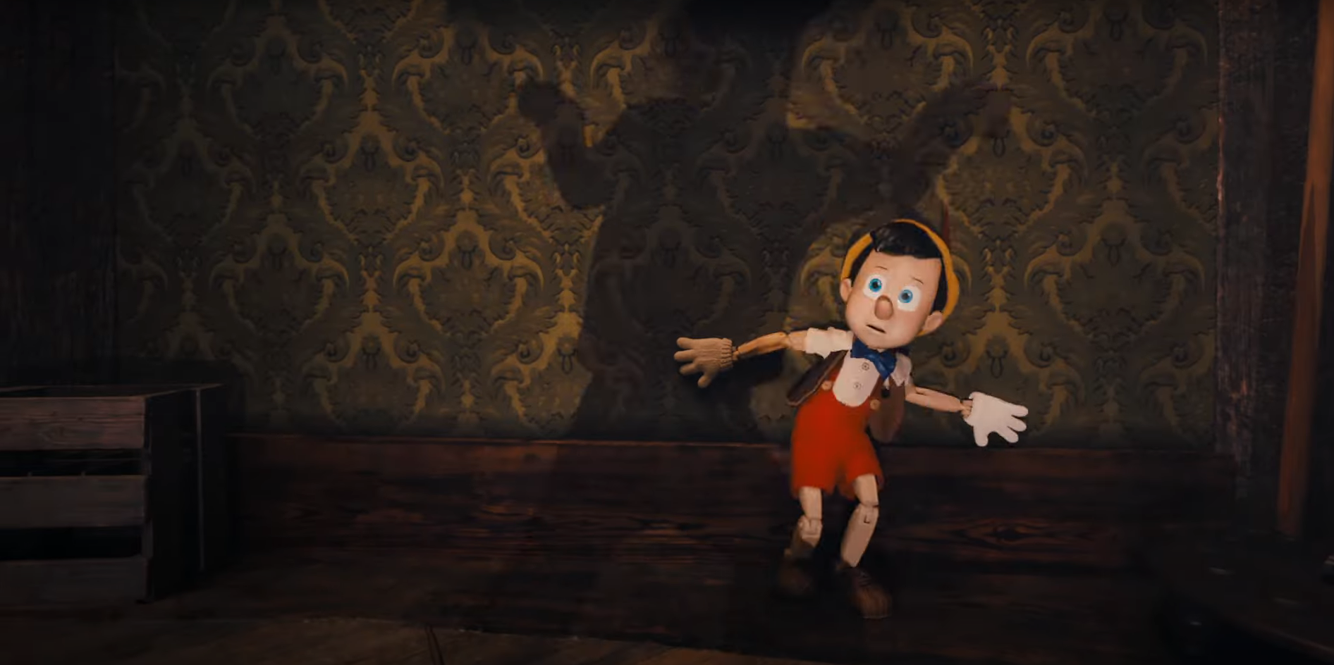 Pinocchio definitely isn’t a real boy in his movie’s new Disney Plus trailer