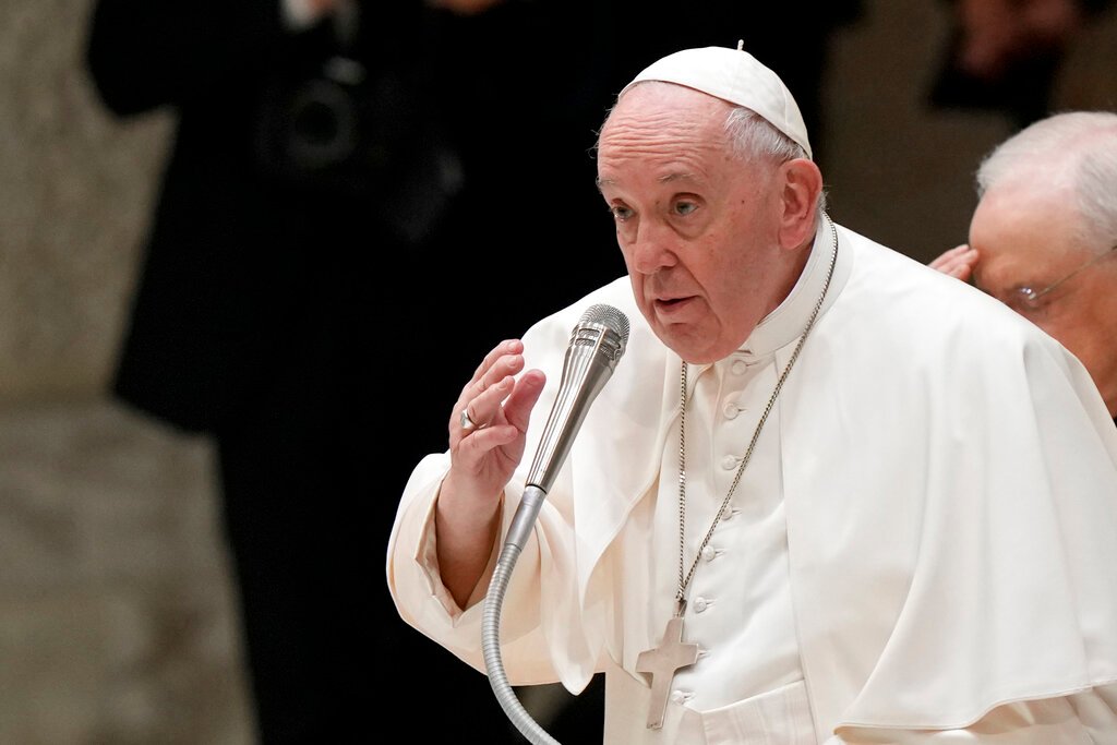 Pope says ‘noble’ Ukrainians subjected to monstrosities