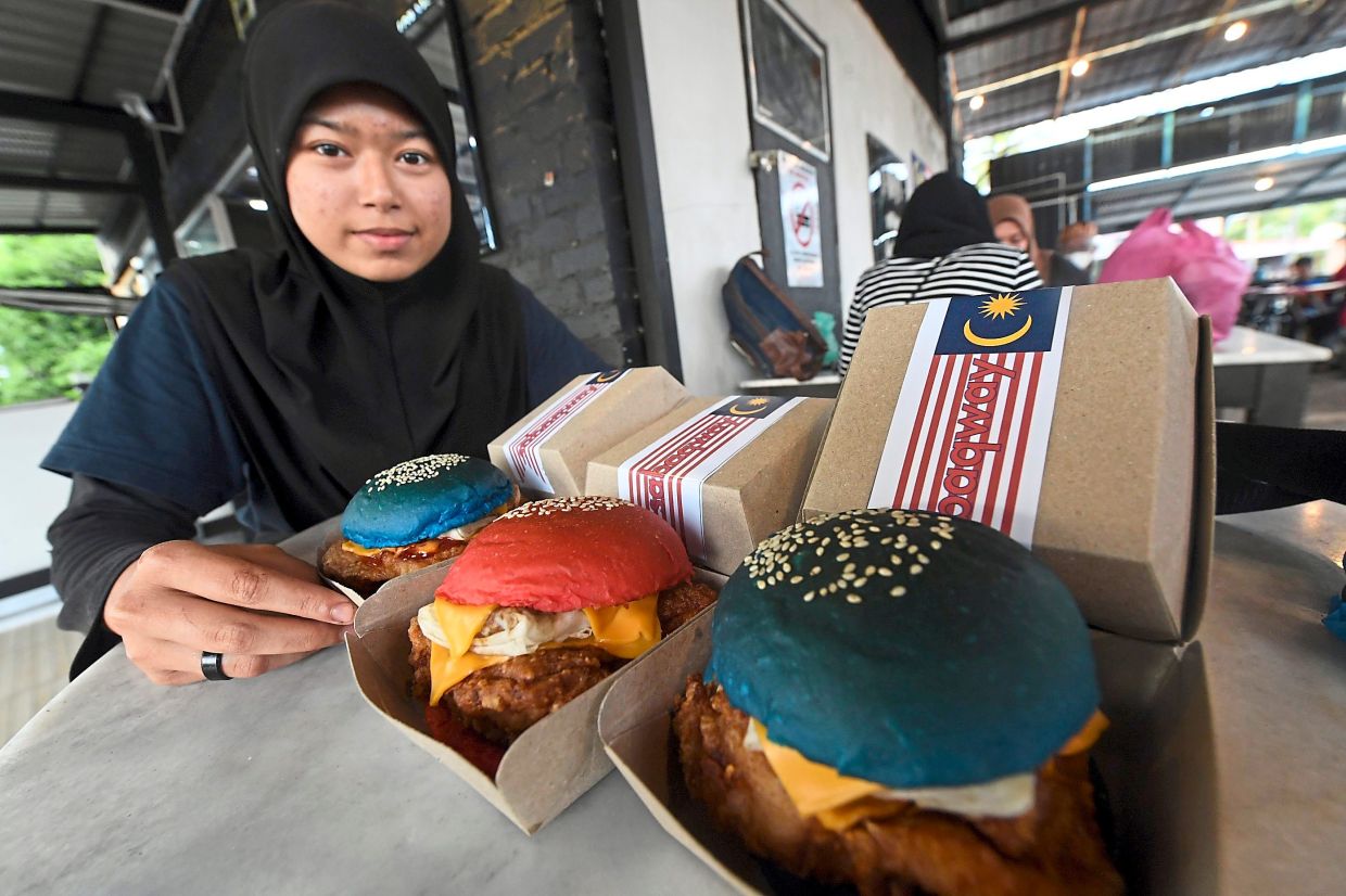 ‘Zinger Gemilang’ burger adds colour to celebrations