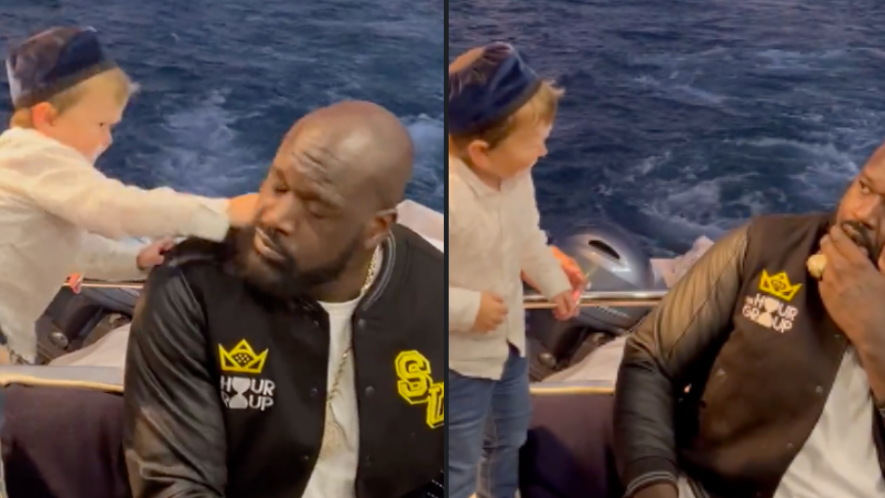 Shaquille O’Neal says Hasbulla ‘almost knocked me out’ after meeting in Australia