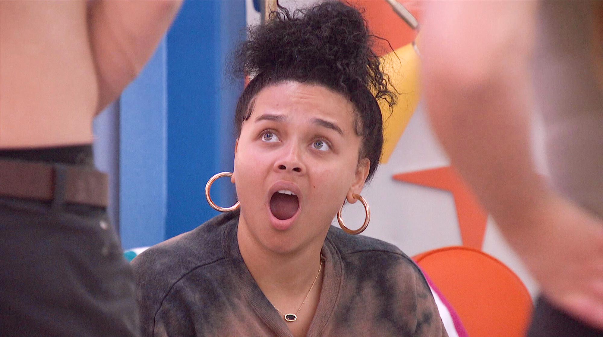 Jasmine Davis reacts to Taylor's goodbye message on Big Brother