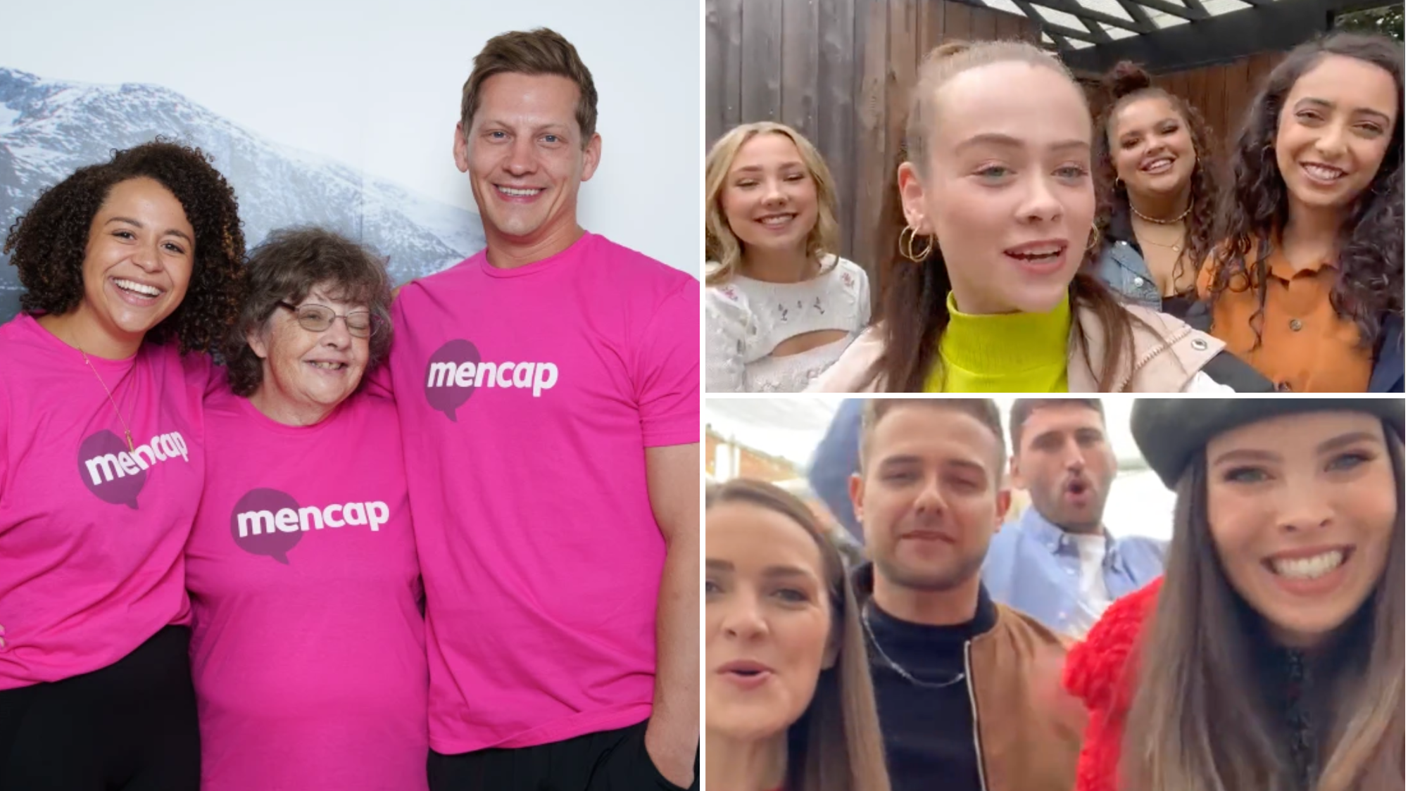 Hollyoaks stars wish co-star Emily Burnett and her aunt Teresa good luck ahead of Mount Snowdon climb in touching video messages