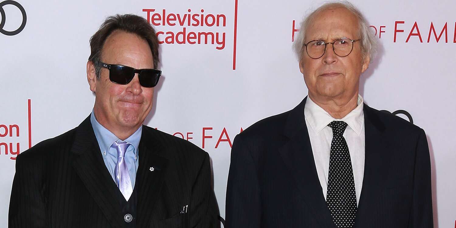 Dan Aykroyd and Chevy Chase are finally reuniting — on a R.L. Stine movie