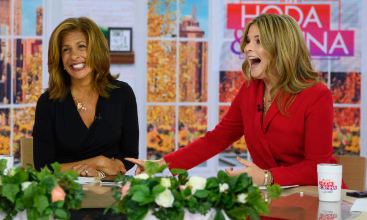 Hoda Kotb's swimsuit-clad polar plunge sends co-host Jenna Bush Hager into a 'tizzy'