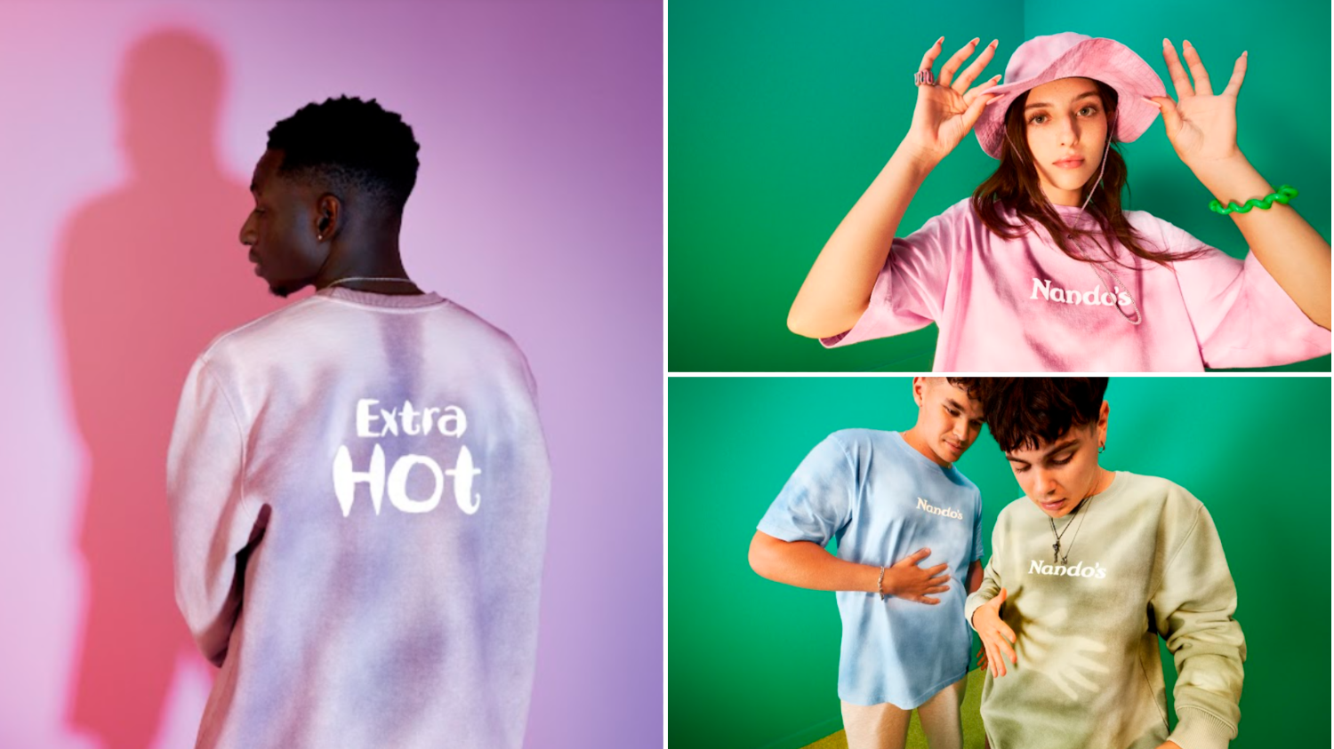 Nando’s announces a new clothing line based on heat levels – with lemon and herb tees and extra hot hats