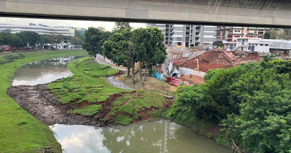 Section of Ulu Pandan park connector damaged in landslide near Clementi BTO construction site