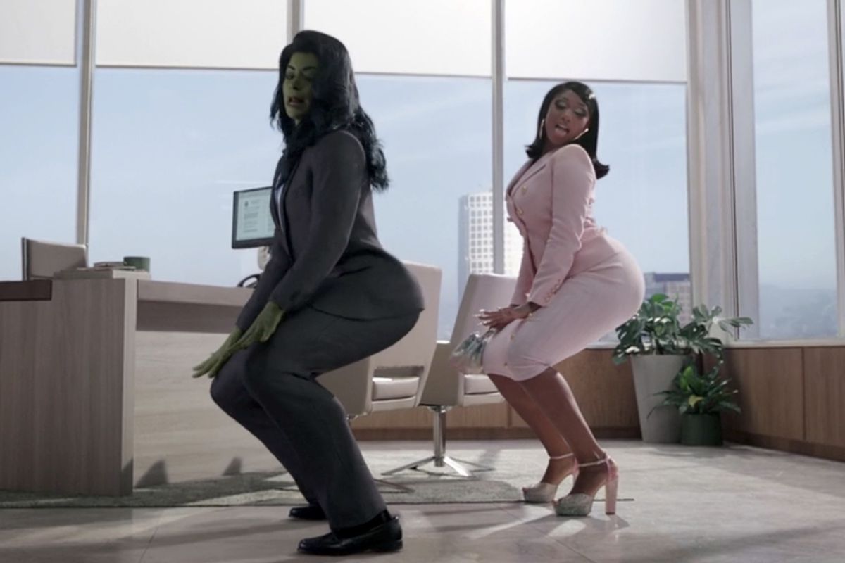 Megan Thee Stallion’s She-Hulk cameo was specially written for Tatiana Maslany