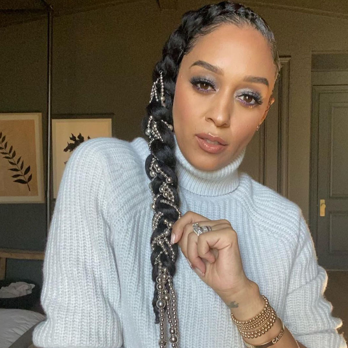 Why Tia Mowry Is Unapologetically Embracing Her Gray Hair