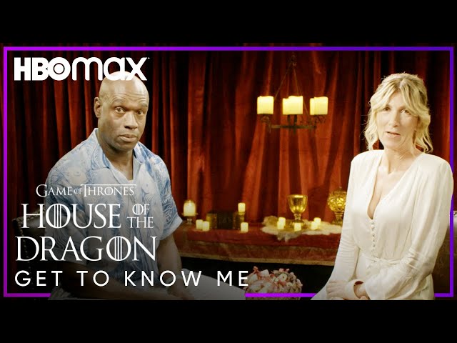 Steve Toussaint & Eve Best Get To Know Me | House of The Dragon | HBO Max