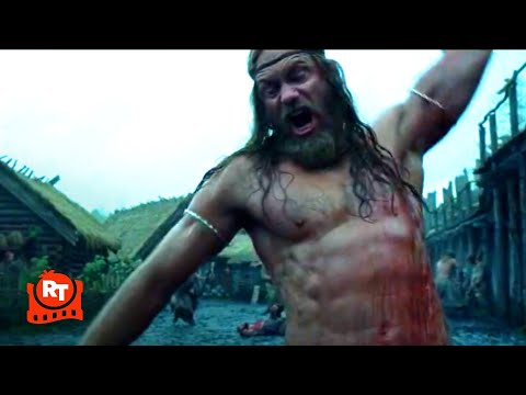 The Northman (2022) - The Village Raid Scene | Moviclips