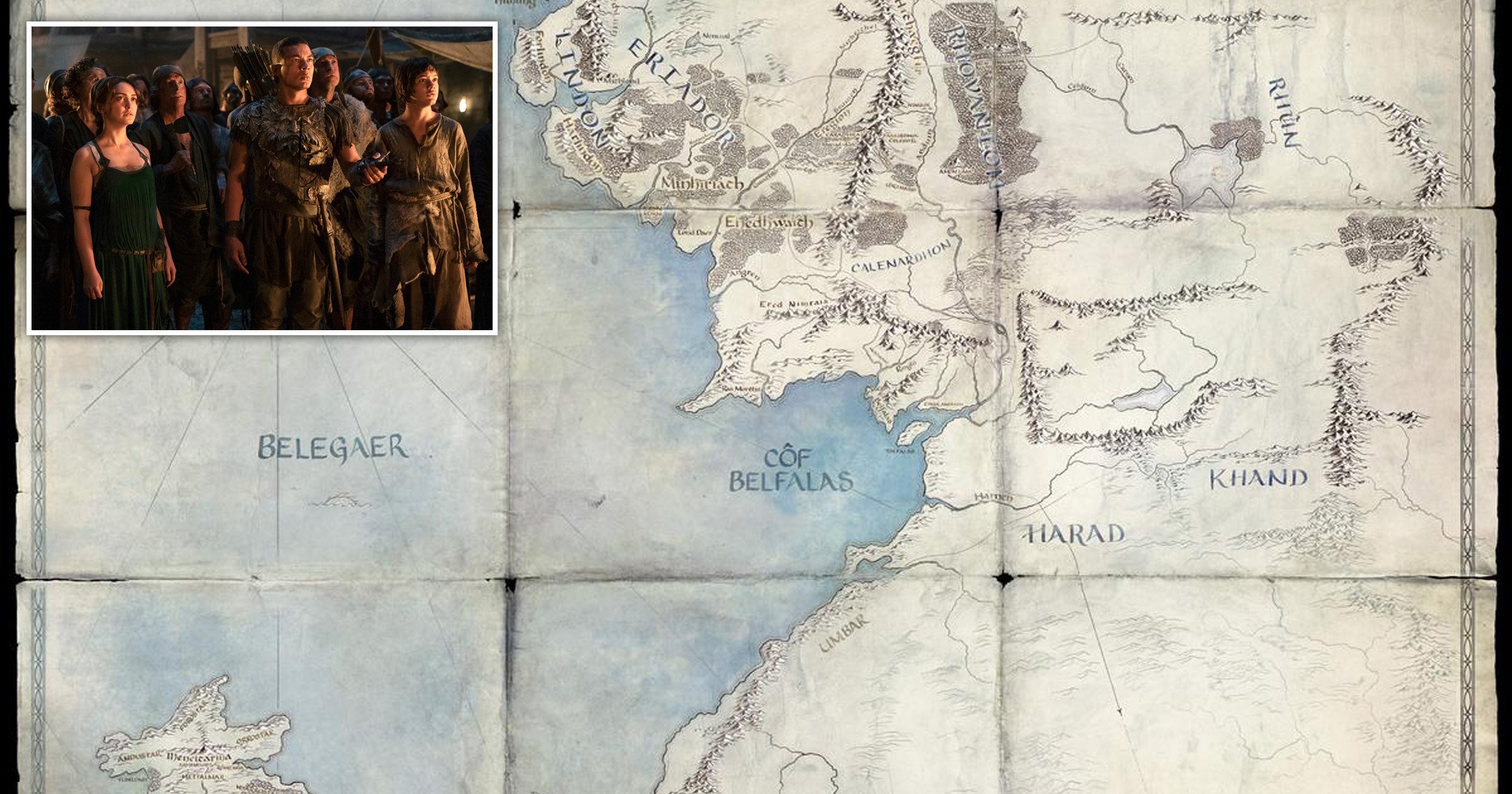 The Rings of Power map: Key locations in the Lord of the Rings series