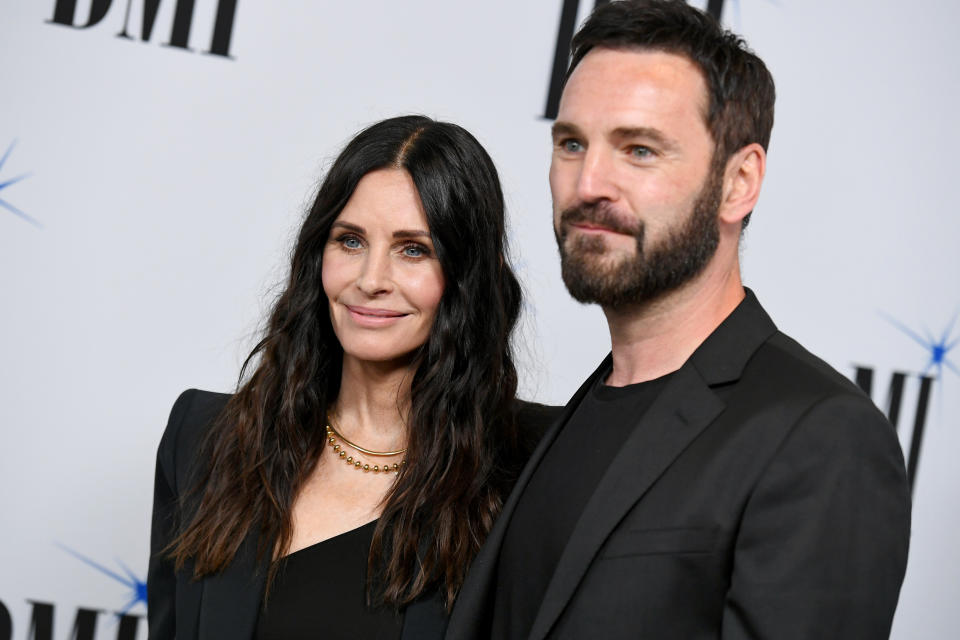 Courteney Cox rocks a black string bikini as she learns to drive a boat: 'My instructor was hot'