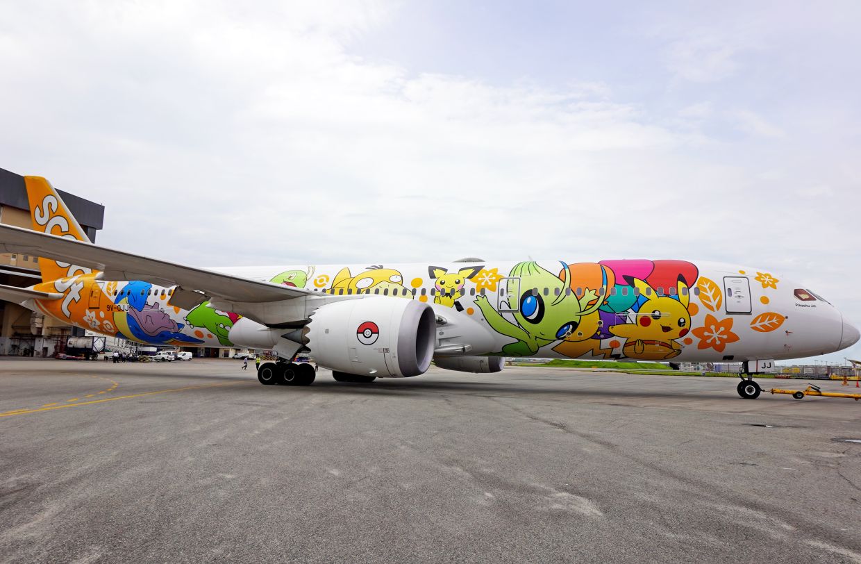 You can now fly on the first 'Pikachu Jet' in South-East Asia