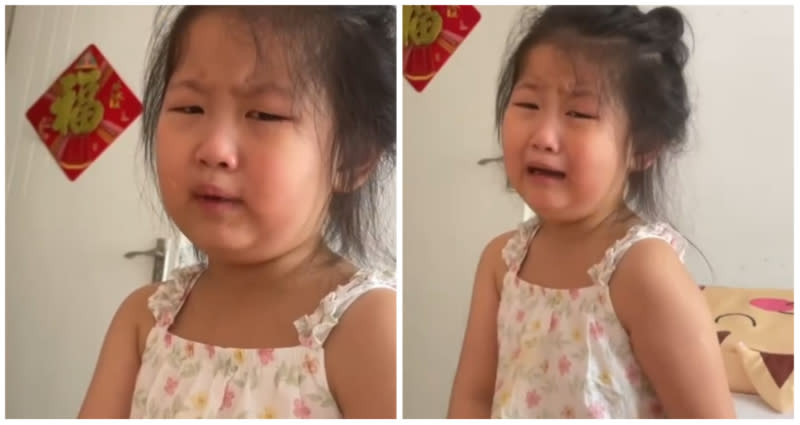 Video of 6-year-old Chinese girl crying after being told she looks like her father goes viral