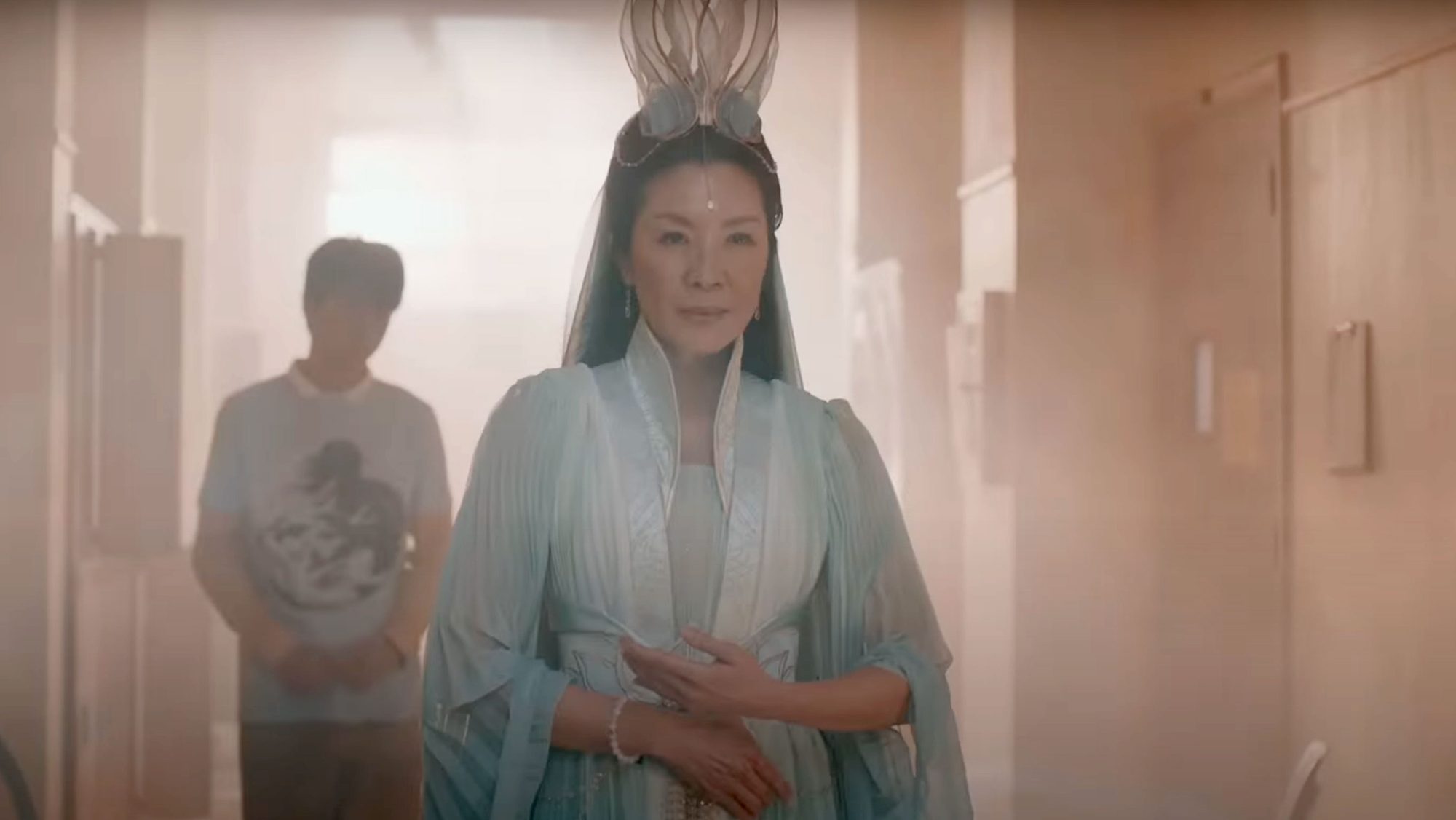 Michelle Yeoh is a mythological goddess in action-packed first look at American Born Chinese