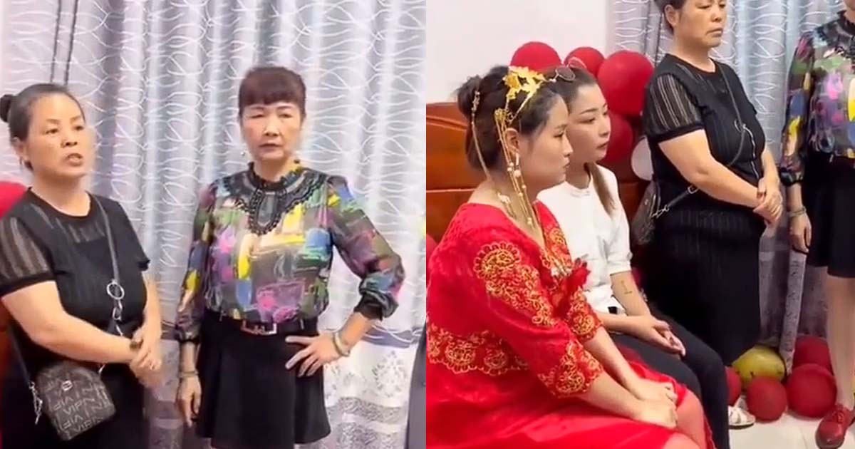 PRC MOTHER-IN-LAW: “DRINK BRIDE’S FOOT WATER OR YOU CAN’T MARRY HER”