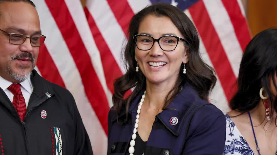 Mary peltola is first Alaska native sworn into congress