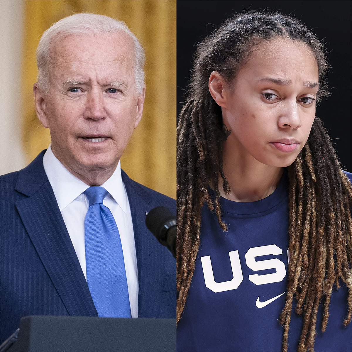 President Biden Meets With Brittney Griner's Wife at White House as WNBA Star Remains in Prison