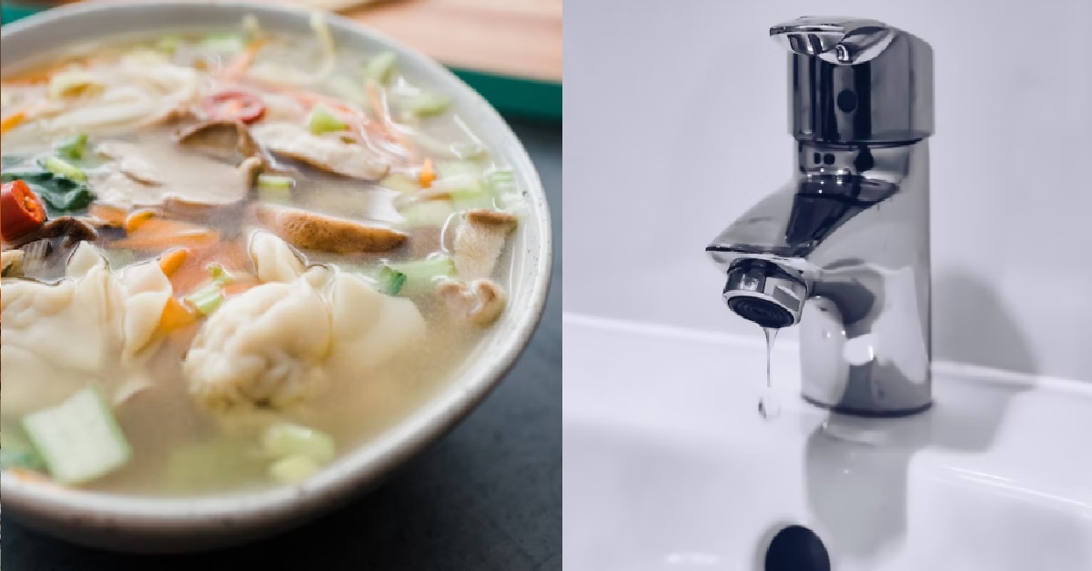 GIRL WANTS TO BREAK UP WITH BOYFRIEND BECAUSE HE USED TAP WATER TO MAKE SOUP