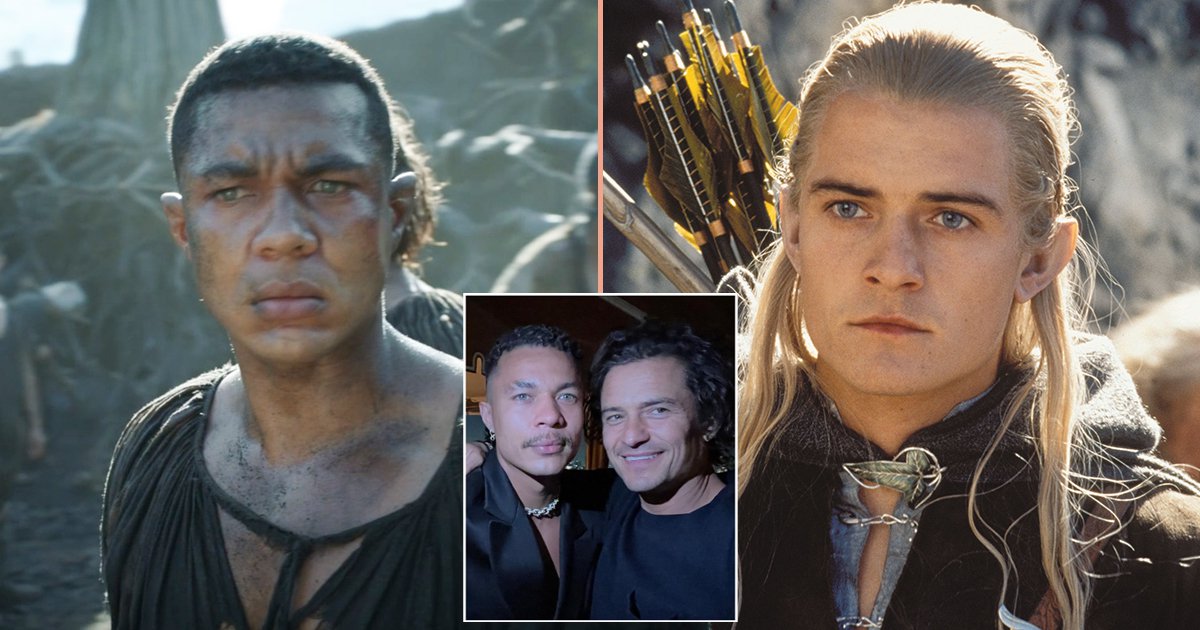 Lord of the Rings star Orlando Bloom unites with Rings of Power’s Ismael Cruz Córdova as they share heartfelt Elvish message