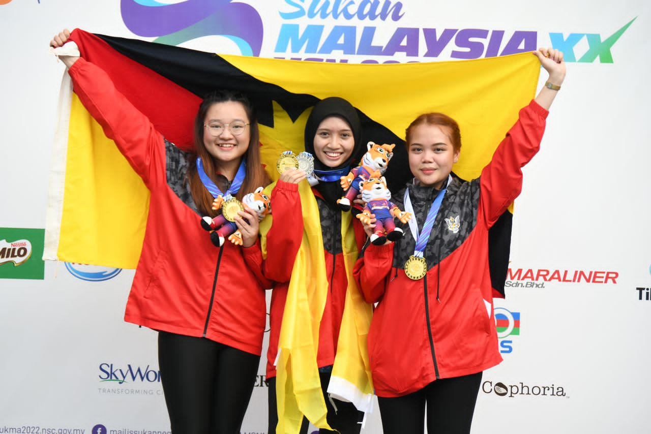 Sarawak wins gold for Women’s 50m rifle prone team in Sukma