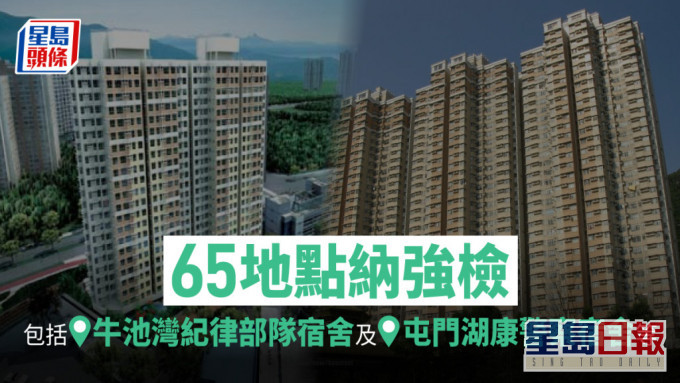 65地点纳强检 包括屯门湖康警察宿舍等（附名单）