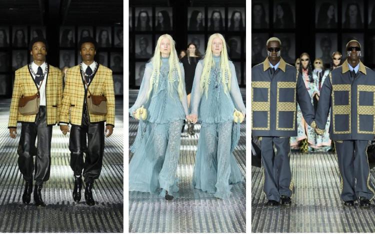 Why Gucci Sent 68 Sets Of Twins Down Its Milan Fashion Week Catwalk ...