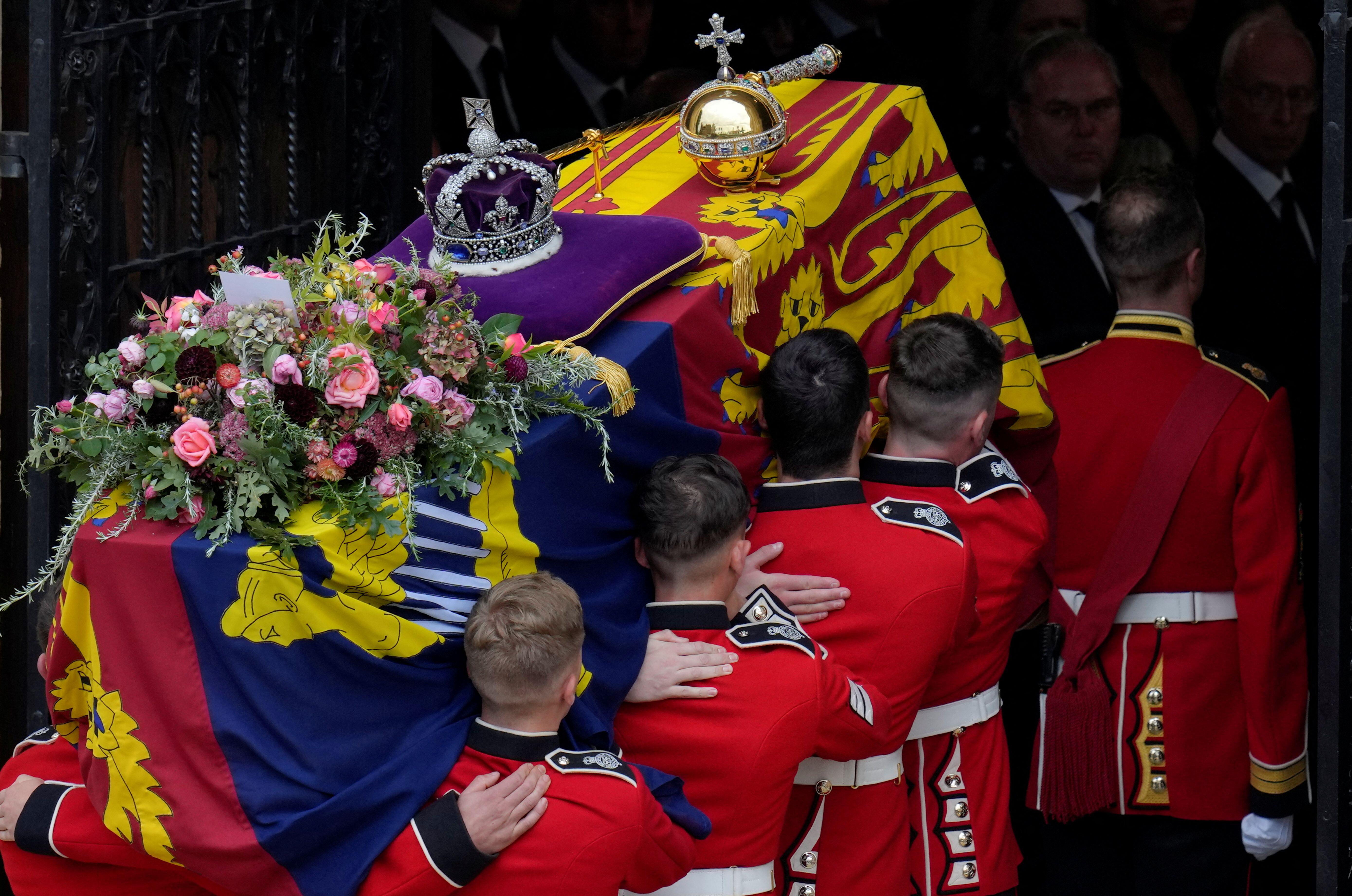 First picture of Queen’s gravestone revealed as she’s laid to rest with Prince Philip