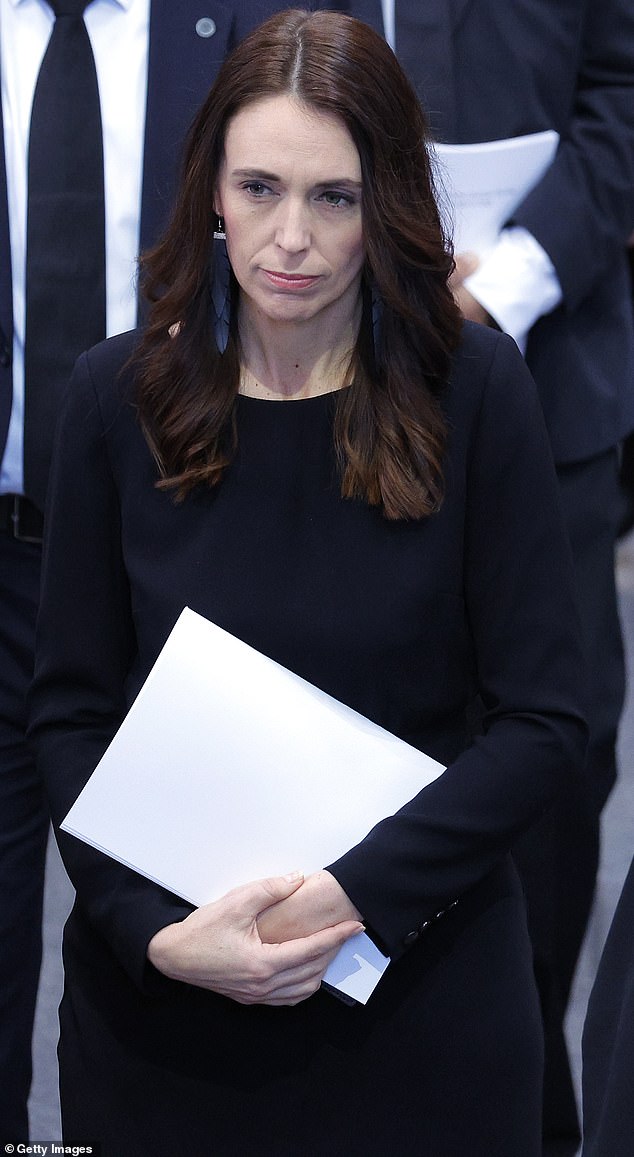 Jacinda Ardern celebrates the Queen's 'deep connection' with New Zealand and recalls how crowds 'wept' when she and Prince Philip departed after their first visit in 1953 - in speech marking a national day of mourning