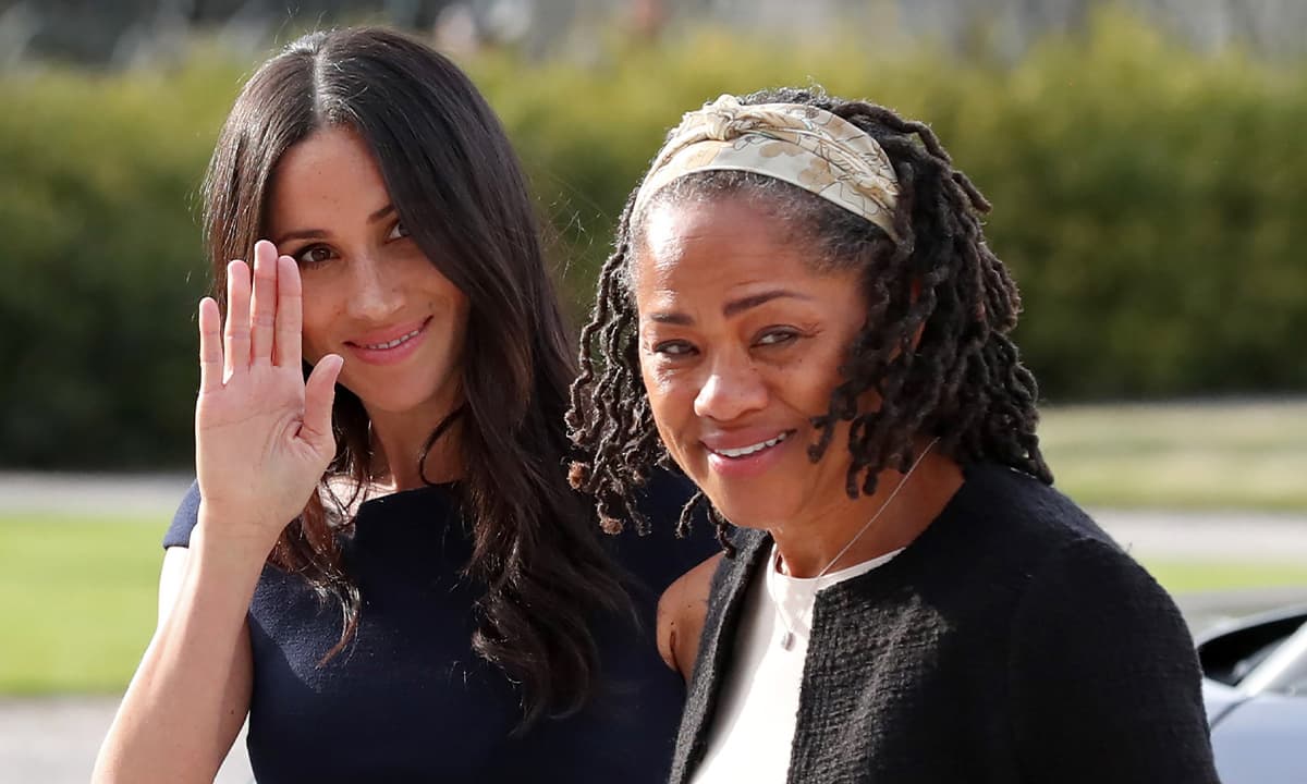 Boho bride Doria Ragland looks JUST like Meghan Markle in unearthed wedding photos