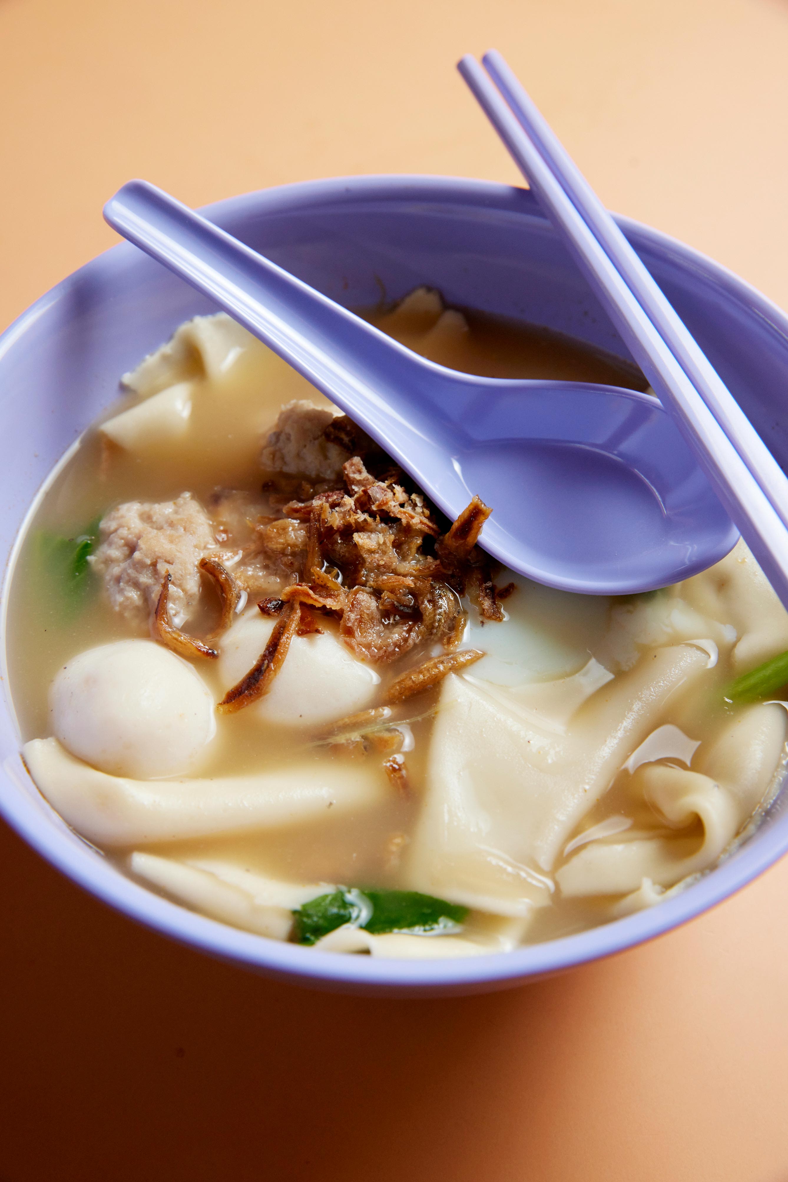 Ex-Pasta Chef Sells Chewy Hand-Kneaded Mee Hoon Kueh At Old Airport Rd Food Centre