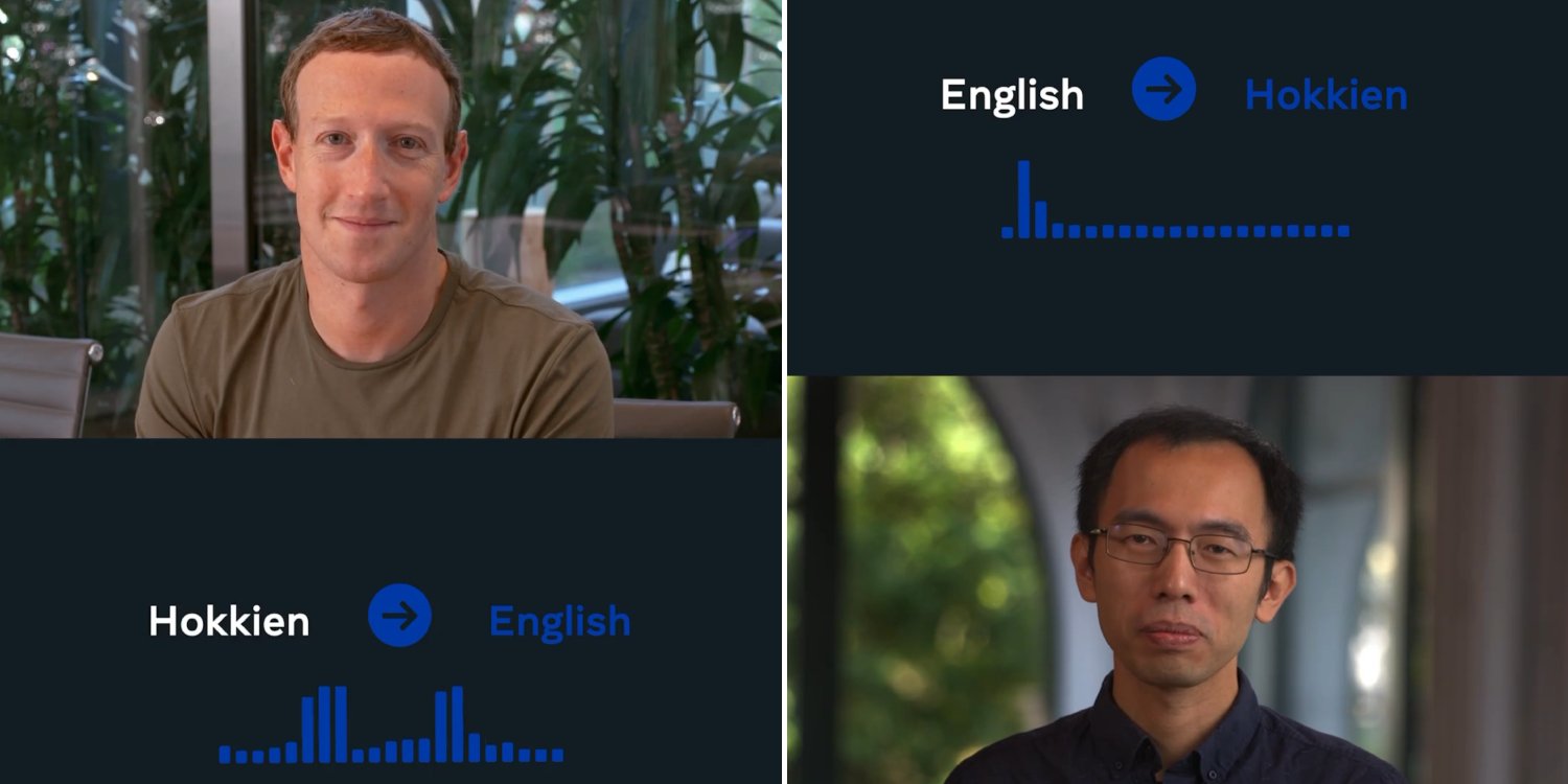 Meta builds hokkien-to-english speech translator, have fluent convos with ah gong & ah ma