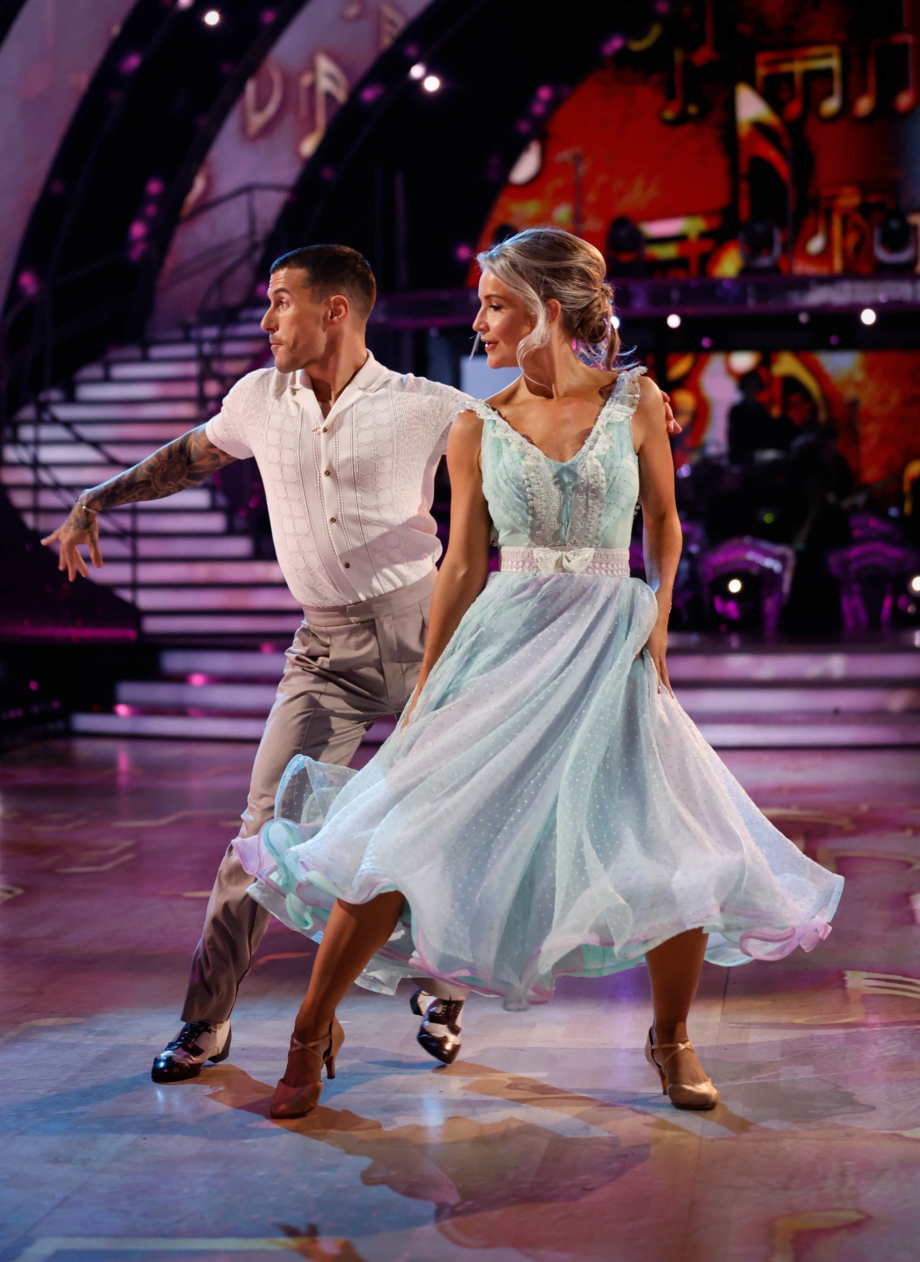 Helen Skelton says Tony Adams is her ‘biggest competition’ in Strictly Come Dancing and refuses to accept he’s the ‘comedy act’