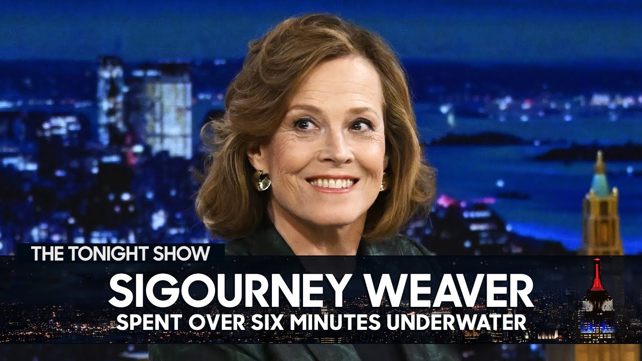 Sigourney Weaver Spent Over 6 Minutes Underwater for Avatar: The Way of Water | The Tonight Show