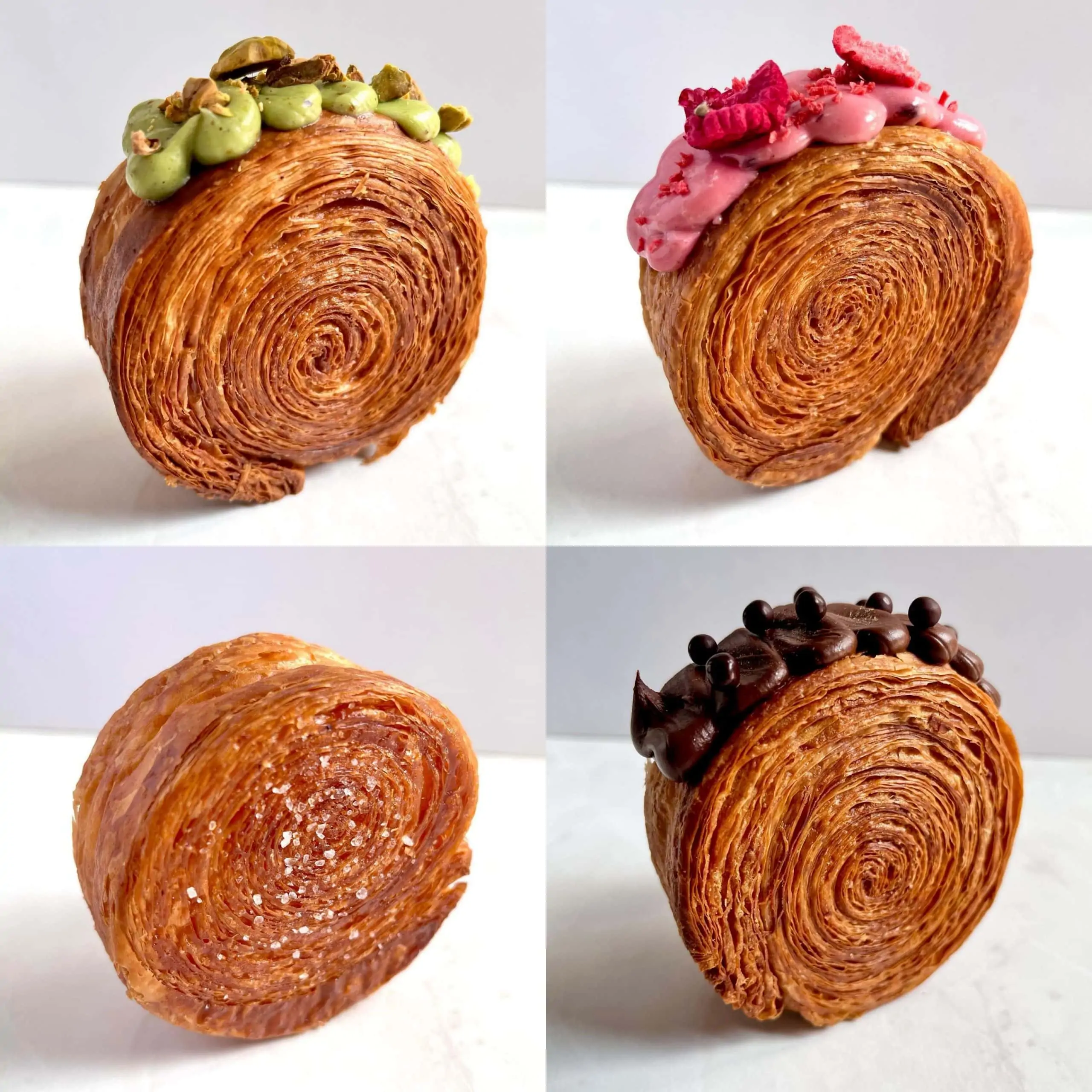 The viral circular croissants are now available at local bakery Swish Rolls in flavours like raspberry & pistachio